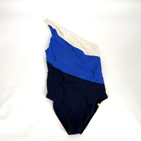 summersalt Other - Summersalt Sidestroke Swimsuit One Piece Colorblock Blue Resort Vacation Size 8
